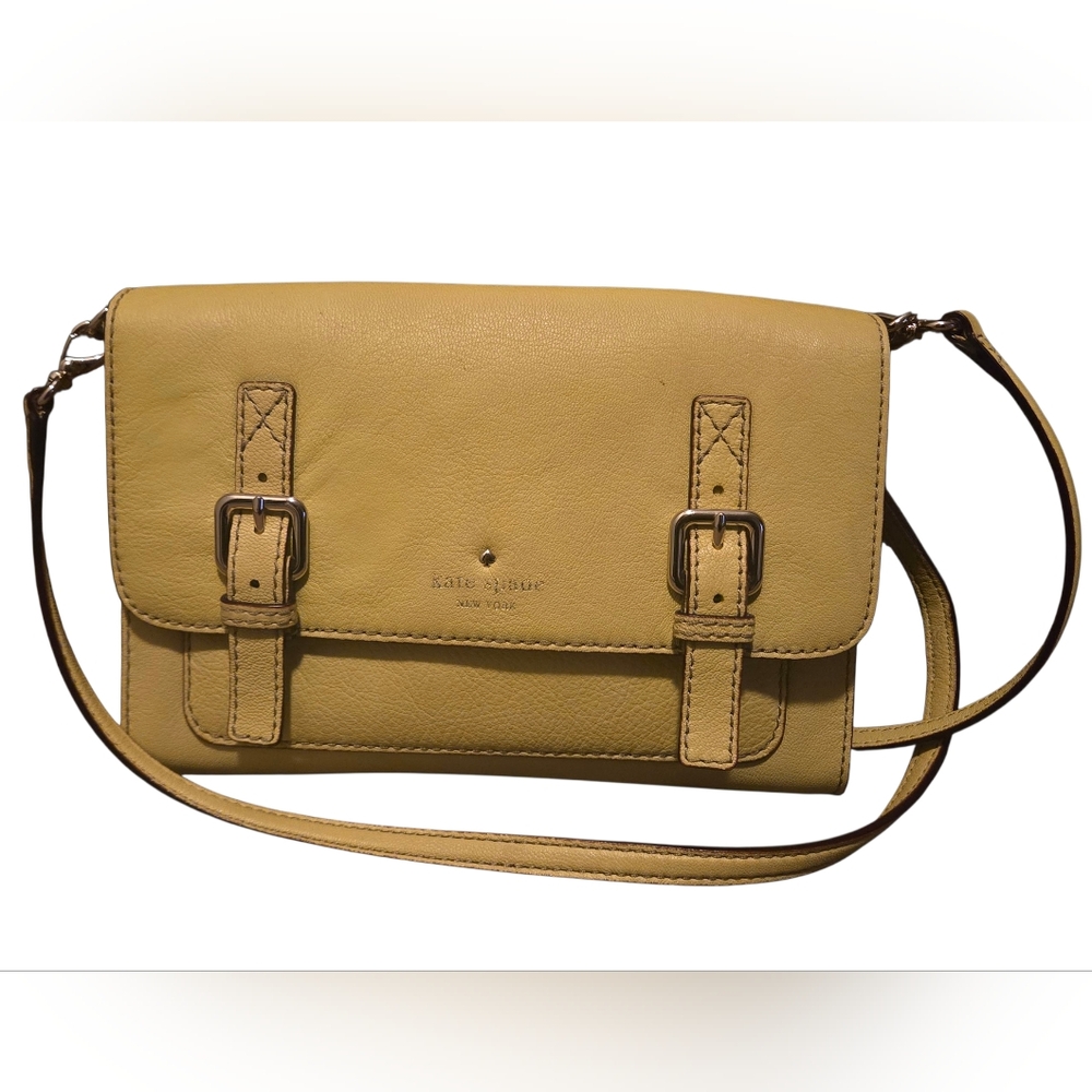 Authentic Kate Spade Essex Scout Yellow Crossbody messenger bag